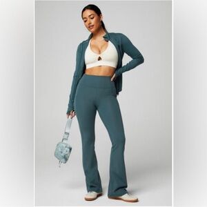 Fabletics Oasis Flare Pants with High-Waisted Design